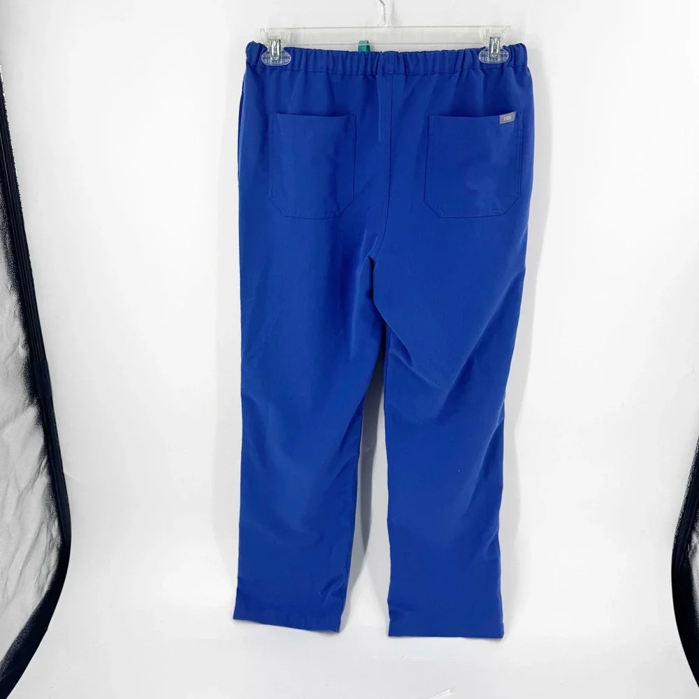 FIGS Mens Royal‎ Blue Pisco Basic Scrub Pants FM4500 Elastic Waist Drawstring